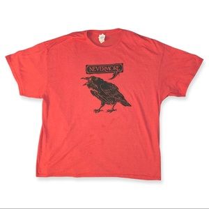 Edgar Allan Poe Nevermore graphic t-shirt